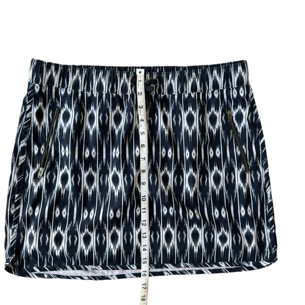 Athleta Womens Reflection Stretch Skirt with Drawstring Waist‎ Geometric Print L